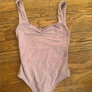 Babaton Aritzia Light Pink Bodysuit